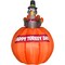 4.5' Gemmy Airblown Animated Inflatable Turkey Rising Out Of Pumpkin 64020